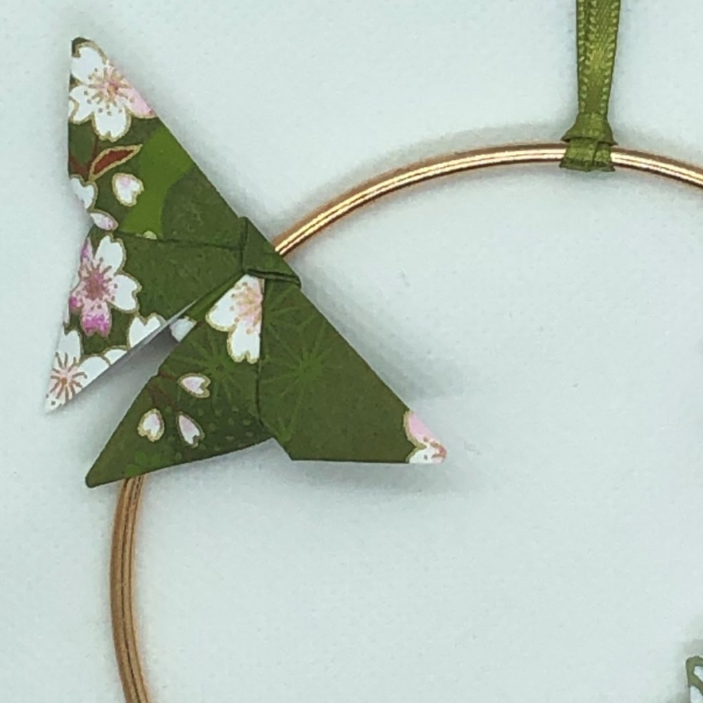 Couronne Izu, avec fleurs en origami – Prairie