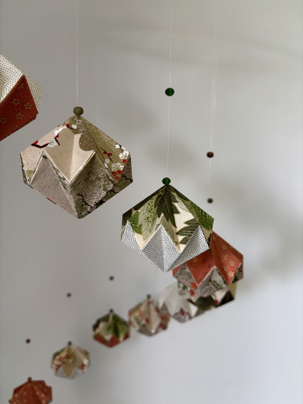 Suspension origami diamant spirale – Image 2