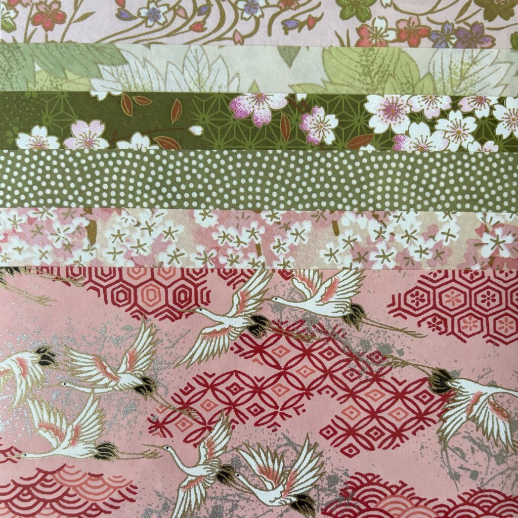 KIT PAPIERS WASHI – Rose